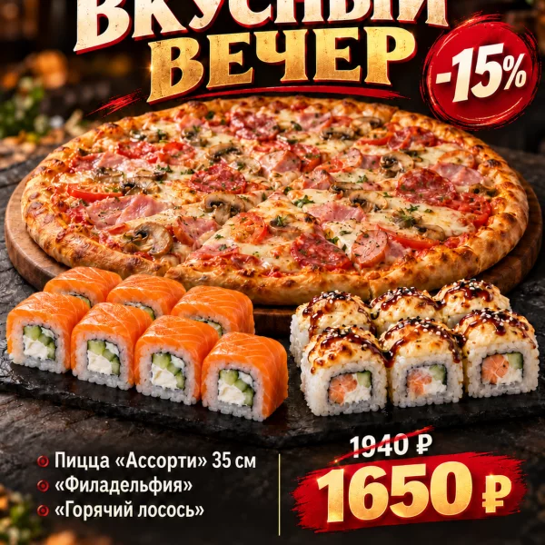 Акция "Вкусный вечер"