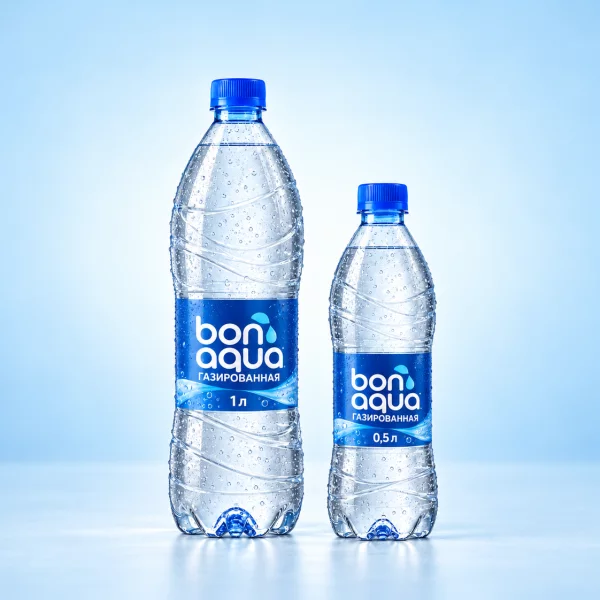 Вода с газом "BonAqua"